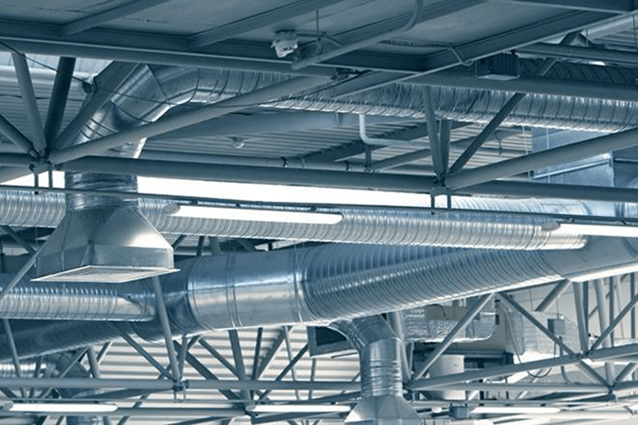 Conventional ceiling based air conditioning systems demand space at high level